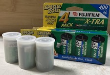 3x Fuji Superia X-TRA 400 35mm Film 24 Exp Expired 2004 Lot w/ Box