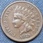 1879 Indian Head Cent 1c Penny Better Grade VF  #92730