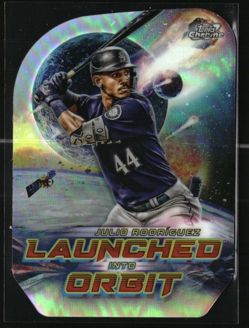 2023 Topps Chrome Cosmic Launched Into Orbit Julio Rodríguez #LIO-9 Mariners