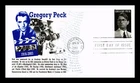 US COVER GREGORY PECK LEGENDS OF HOLLYWOOD FDC PANDA THERMOGRAPHED CACHET