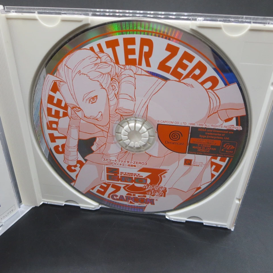 Street Fighter Zero 3 Dreamcast with Spine Card and Manual Japanese Version - Image 4 of 4