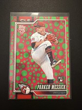 2026 Topps Series 1 Parker Messick Rookie Card Pink Green Easter Foil Parallel