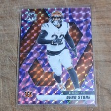 2025 Panini Mosaic Prizm #186 Geno Stone Cincinnati Bengals NFL Card