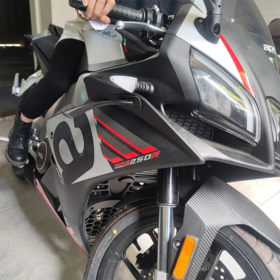 2x Motorcycle Side Winglets Air Deflector Wing Kit Spoiler For Victory - Image 2 of 4