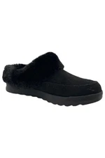 Skechers Bobs Cozy Chill Vegan Cozy Lined Slippers Black