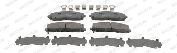 Plaquettes de frein Ferodo FDB4785 avant kit de remplacement auto