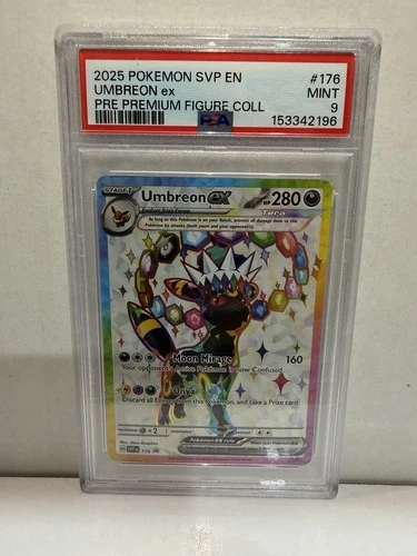 PSA 9 Umbreon ex #176 SVP Black Star Promo 2025 Pokemon Holo Card