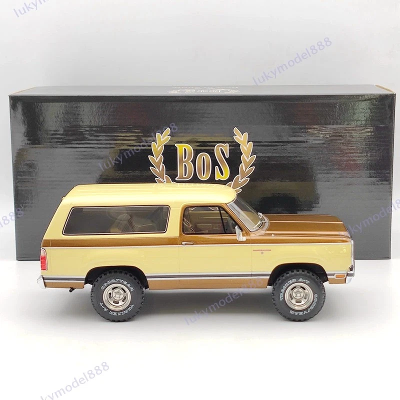 BOS 1:18 Dg Ramcharge 1979 Brown BOS234 Resin Model Car Limited Collection Used - Image 3 of 4