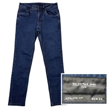 The Perfect Jean NYC Athletic Fit Jeans Men’s 30x30 Dark Blue Wash Stretch