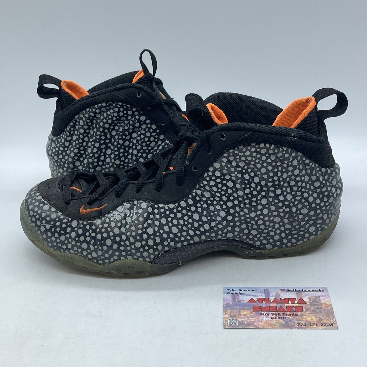 26.5 NIKE FOAMPOSITE ONE SAFARI ゴルフシューズ Nike Air Foamposite One 