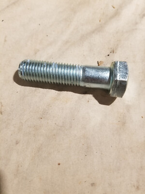 M20-2.5 x 80mm DIN 931 Class 10.9 Zinc Finish Hex Bolt Qty 1