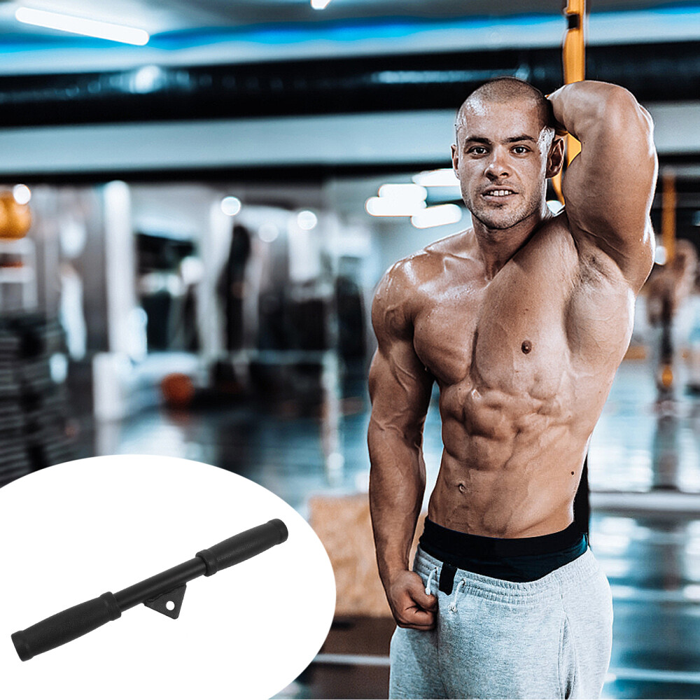Mango de máquina de remo mango de levantamiento de pesas entrenador muscular cable barra recta