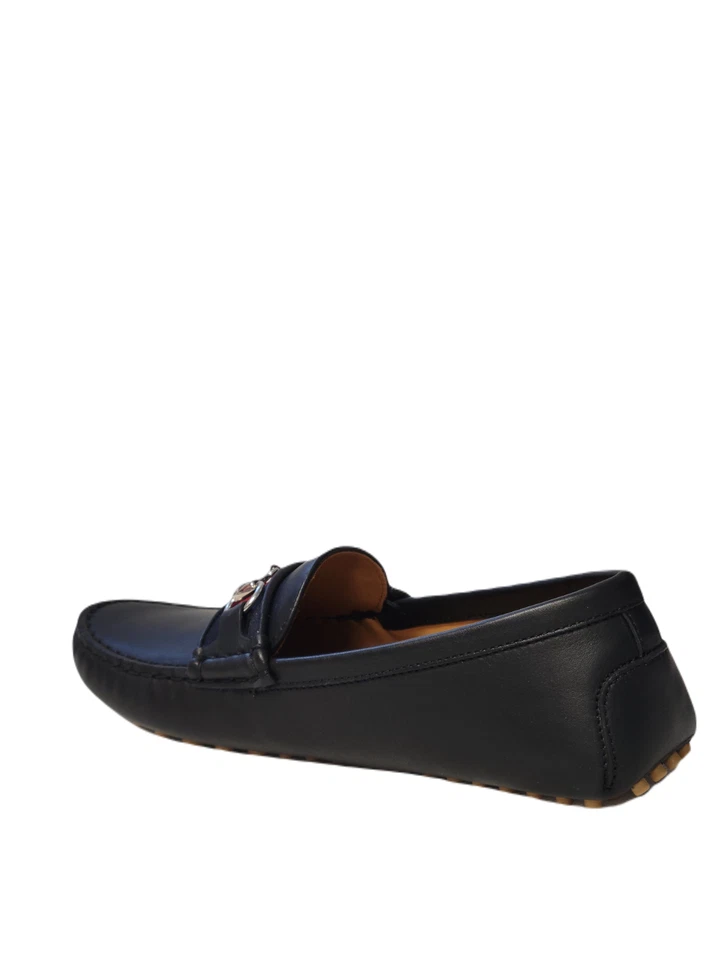Nuevo en caja Nuevo Gucci Niños Niños Driver Web Mocasines - Negro Talla 33 EE. UU. 2 Foto 2 de 4