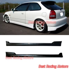 For 1996-2000 Honda Civic 2/3dr K1 CS Style Side Skirts (ABS)