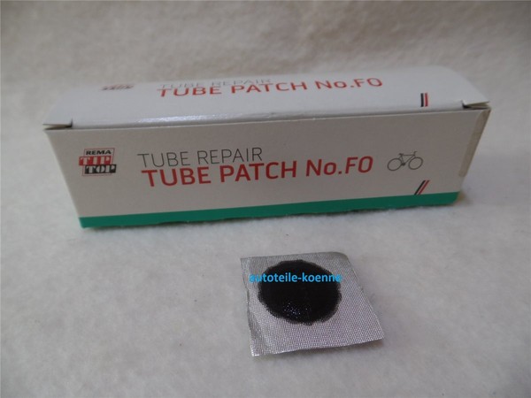 1X Schlauchflicken F0 Ø 16 MM Schwarzrand Rema Tip Top Schlauchreparatur-image