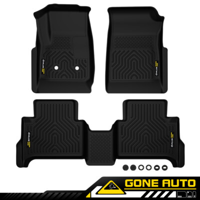 Fit For 15-22 Chevy Colorado Floor Mats/ GMC Canyon Crew Cab Full Set Liners TPE