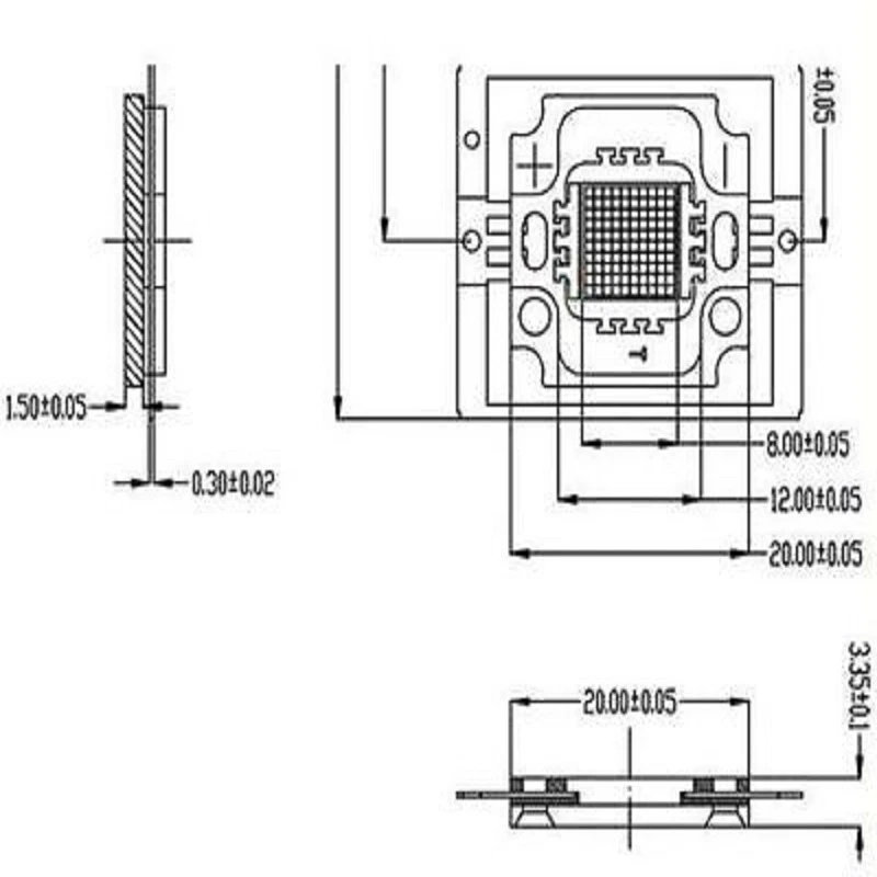 3W 5W 10W  50W 100W 200W 850nm 940nm 740 Infrared IR High Power LED Light Bulb - Image 4 of 4