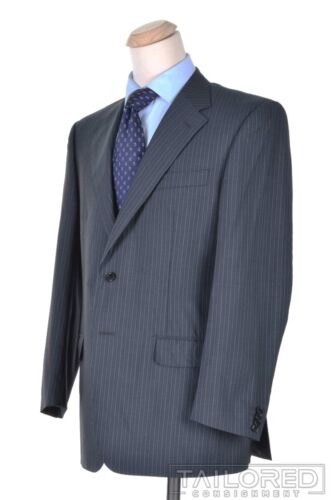 CORNELIANI Recent Gray Striped Luxury Wool Jacket 