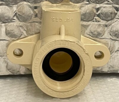Genova 1/2-inch CPVC Special Female Wing Elbow - F Slip x F Threaded  - 53055