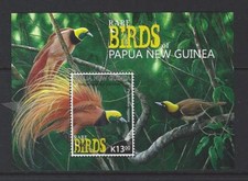 Papua New Guinea 2017 Oiseaux Souvenir Feuille non Montés Excellent État , MNH