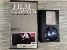 Reefer Madness 1984 Video Film Classics Beta Betamax Clamshell Vintage anti-drug