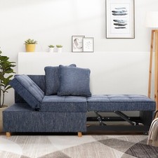 Folding Ottoman Sofa Bed, Convertible Chair 4-in-1 Multi Function Sleeper Sofa🔥