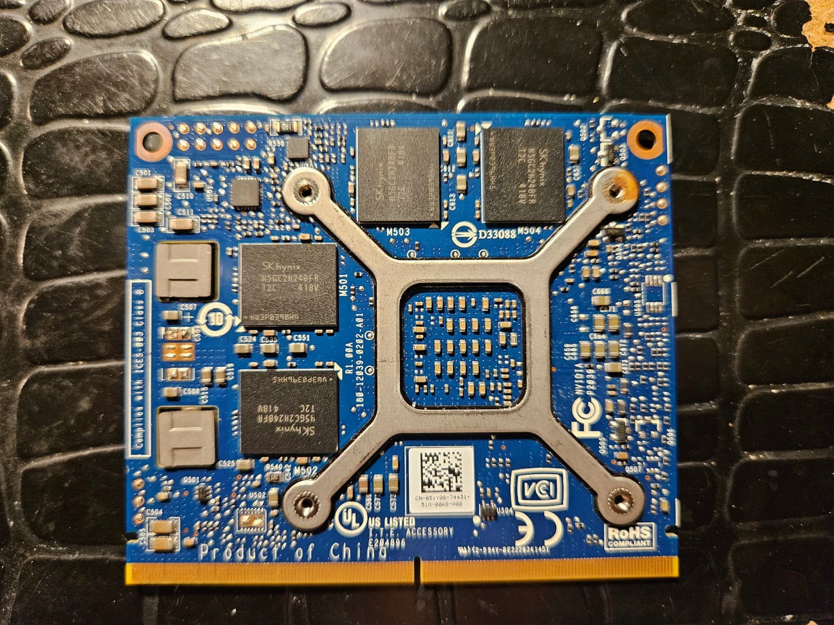 Dell Nvidia Quadro K1100M N15P Q1 A2 Graphics Board 2GB Memory