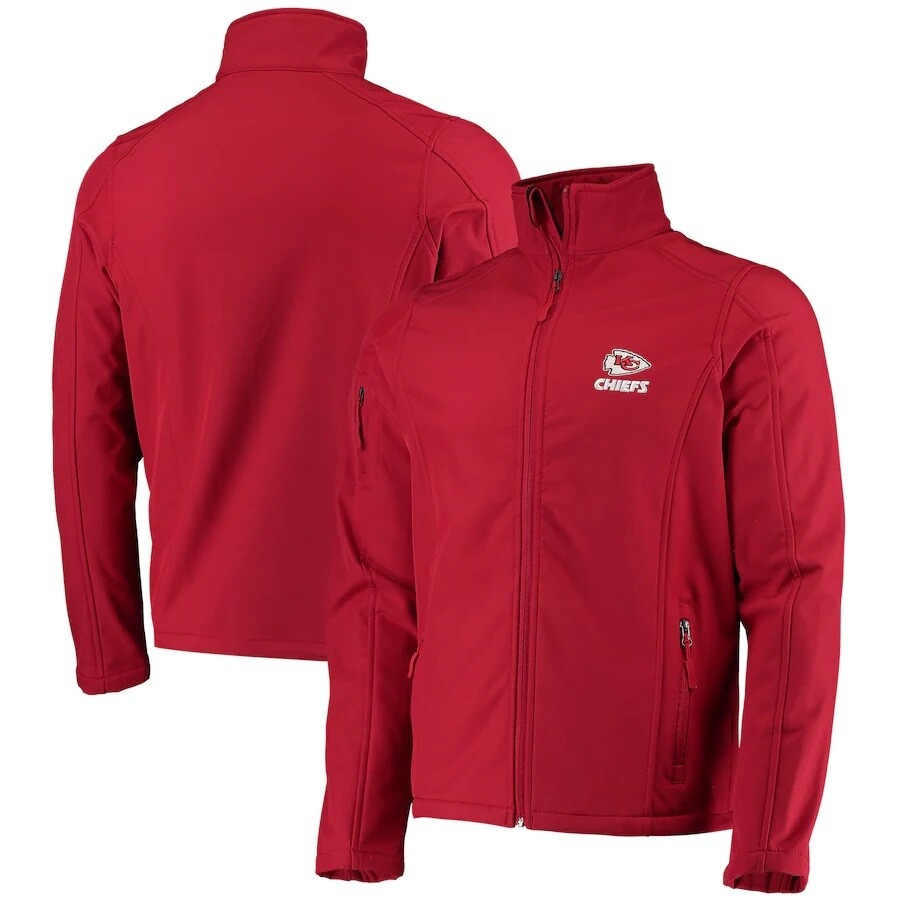 Kansas City Chiefs Full Zip Jacket, Sonoma Ladies Red