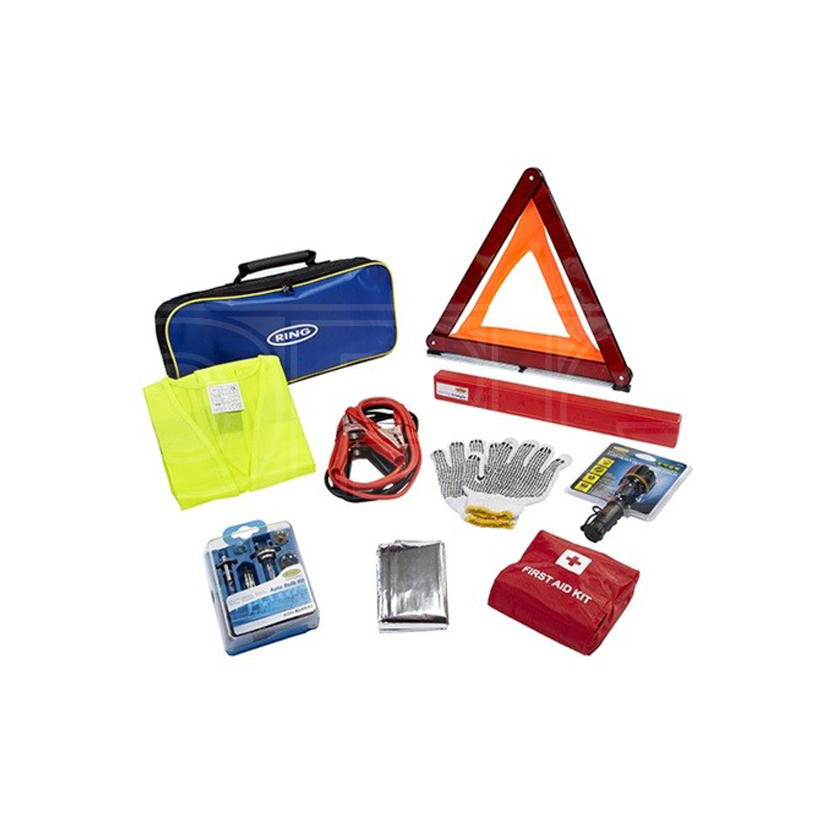 Emergency Travel Kit - In A Compact Carry Bag To Keep In Vehicle - RING RCT2