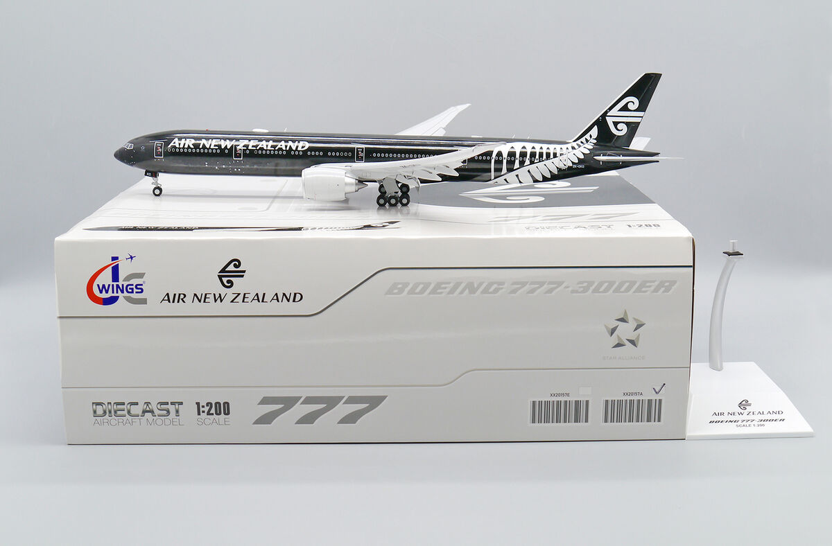 1:200 JC Wings Air New Zealand Boeing 777-300ER Passenger 1:200 JC Wings Air New Zealand Boeing 777-300ER Passenger