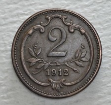 1912 Austria 2 Heller