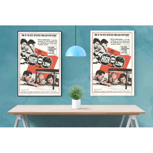 High and Low Fine Art Movie Poster - Foto 2 di 2