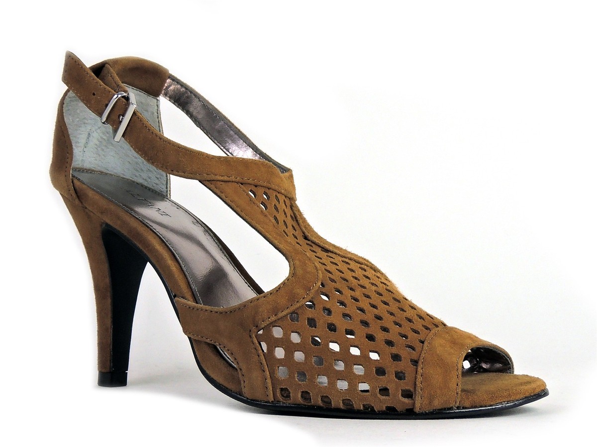 Alfani Cognac Leather Sandals Alfani Paolo Straps with Double Strap Sandals | Mercari main image 4