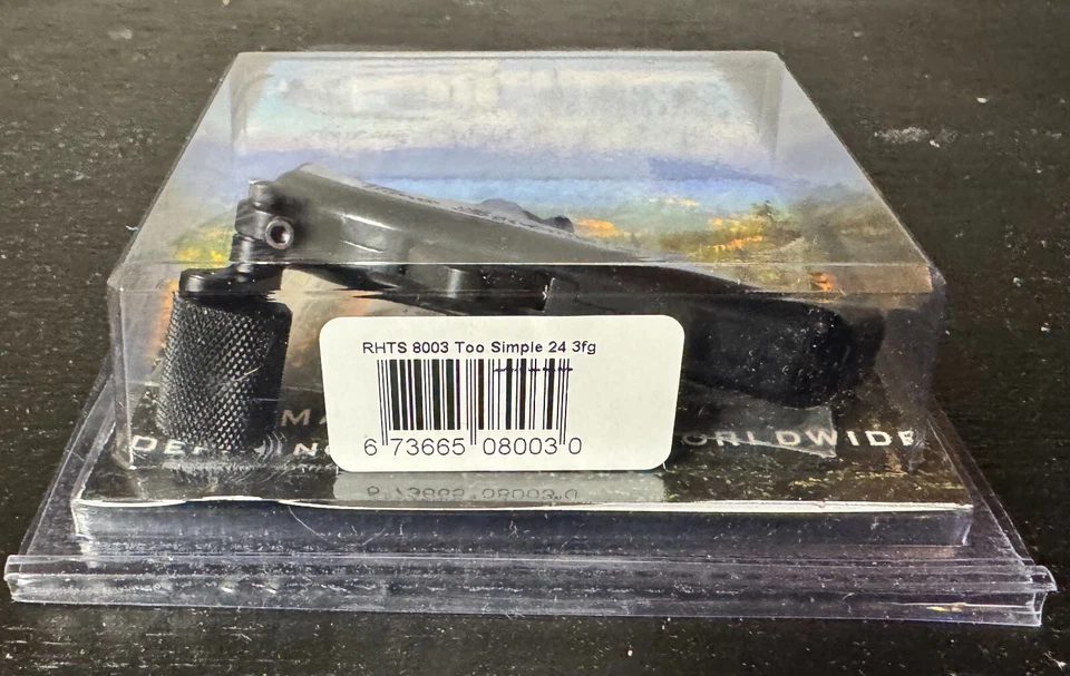 Carter Enterprises Too Simple 24 3 Finger Black Thumb Release Aid New - Image 2 of 3