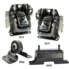 Engine Motor & Trans. W. Torque Strut Mount 4Pcs Set for Cadillac Escalade 4WD