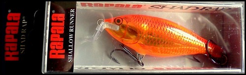 SEÑUELOS DE PESCA RAPALA SOMBRA POCO PROFUNDA RAP SSR 7 cm GF (Goldfish) color