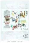 [FDS425] Belgium FDS 2015-04 WWI The Great War 1915 First Day Sheet SUPERB