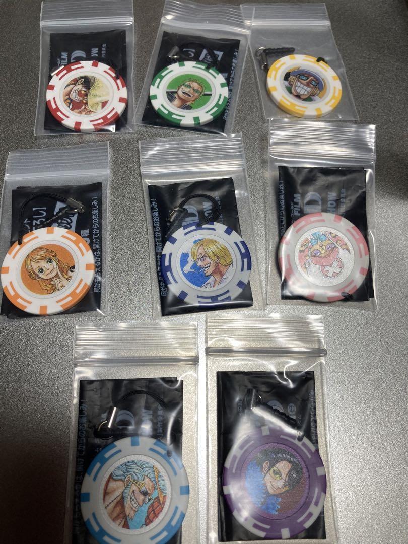 ONE PIECE FILM GOLD カジノチップ ONE PIECE Casino Poker Chip Set of 8 Film Gold Advance Sale