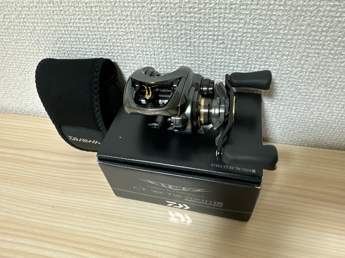 新品未使用 STEEZ CT SV TW 700XHL Daiwa Baitcasting Reel 19 STEEZ CT SV TW 700HL Left 6.3:1
