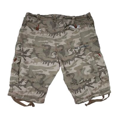 Joe Brown's Fried Frog Woodland Camo Cargo Shorts Mens 38