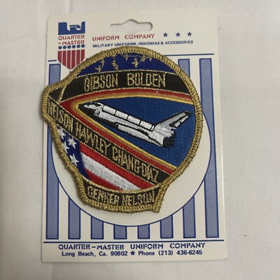 NASA PATCH vtg Space Shuttle COLUMBIA STS-61C 3  Genker Nelson Gibson