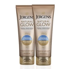 Jergens Natural Glow Firming Self Tanner Body Lotion Fair to Medium Skin Ton...