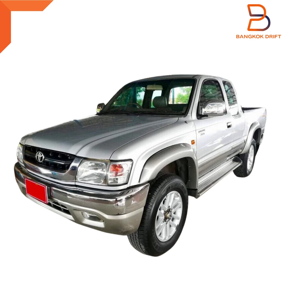 Guardabarros 1CO plateado para camioneta Toyota Hilux Tiger 97-04 LN167 LN147 cabina de 2 puertas Foto 3 de 4