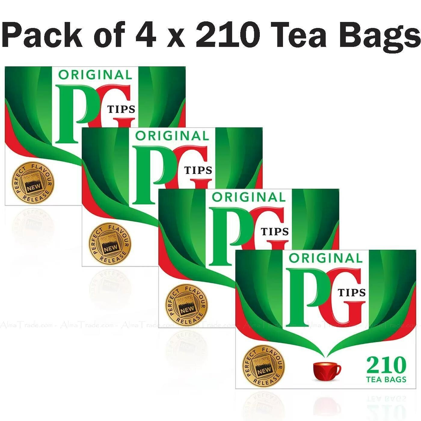 PG Tips Original Tea Bags Catering Rich Quality Taste Biodegradable Pack 4 x 210 - Image 4