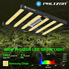 PHLIZON FD4500 450W Full-spectrum Dimmable LED Grow Light with Samsung 281B LED