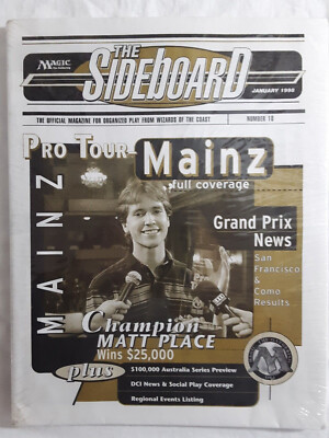 Magic the Gathering Sideboard #10 Jan 1998 new FREE SHIPPING Pro Tour Mainz rare