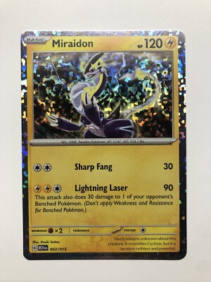 Pokmon TCG Miraidon 003/015 New 2025 McDonalds Happy Meal Dragon Discovery  NM | eBay