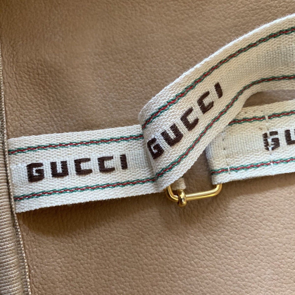 Vintage Gucci Brown Leather Soft Suitcase Luggage 30”X8”x20 Vintage Gucci Brown Leather Soft Suitcase Luggage 30”X8”x20