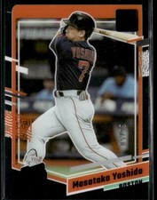 2023 Panini Chronicles Clearly Donruss Blue Masataka Yoshida 36/50 Boston Red