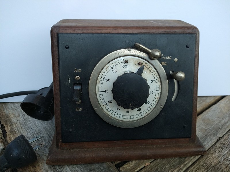 Antique TIMER (Ein/ Aus) No Brand (Reindeer) RARE OF
